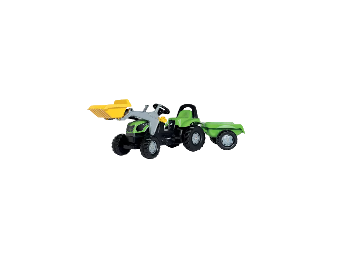 ROLLYKID DEUTZ AGRO PLUS, mit Frontlader und Anhänger Spielzeug