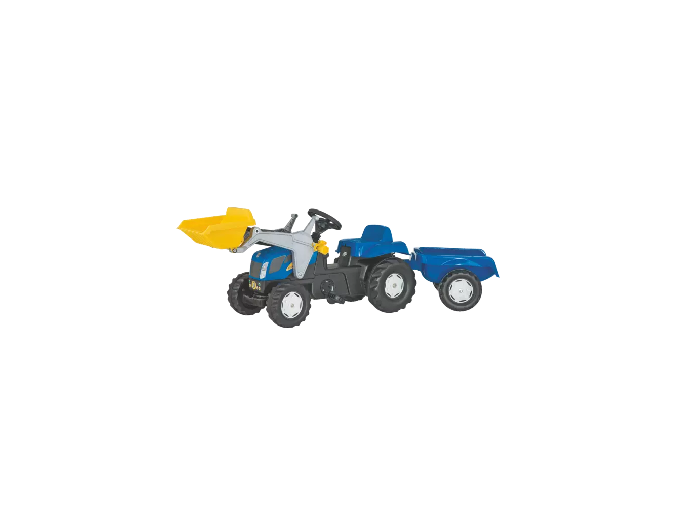 ROLLYKID NEW HOLLAND T7550, mit Frontlader und Anhänger Spielzeug