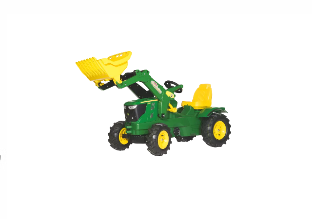 ROLLYKID John Deere 6210R, mit Frontlader und Luftreifen Spielzeug