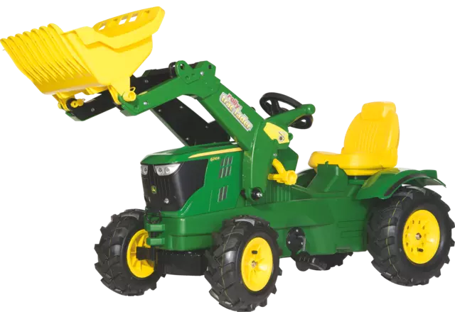 ROLLYKID John Deere 6210R, mit Frontlader und Luftreifen Spielzeug