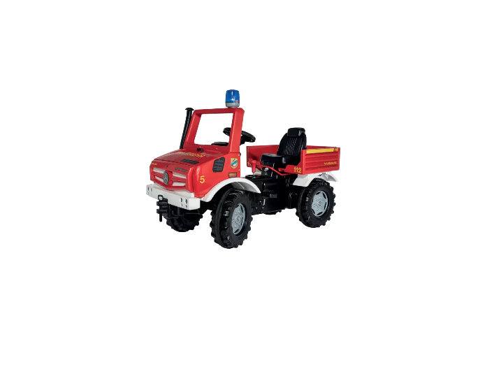 KOLLYKID Farmtrac Premium Feuerwehr UNIMOG, mit Schaltung und Bremse