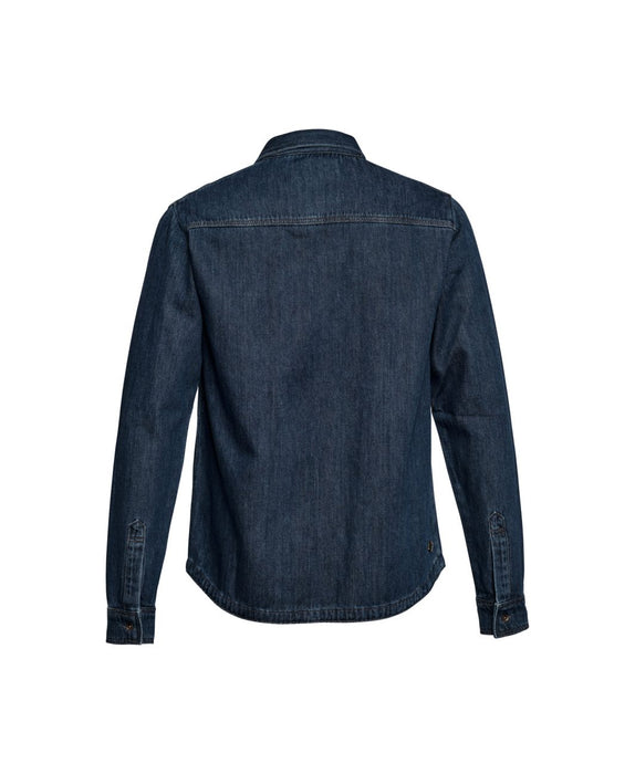 HEMD DENIM CONTRA BLAU