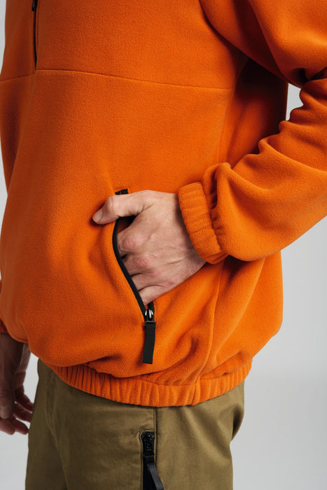 HOODIE FLEECE ORANGE