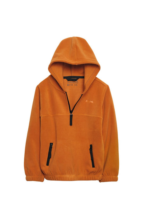 HOODIE FLEECE KIDS ORANGE